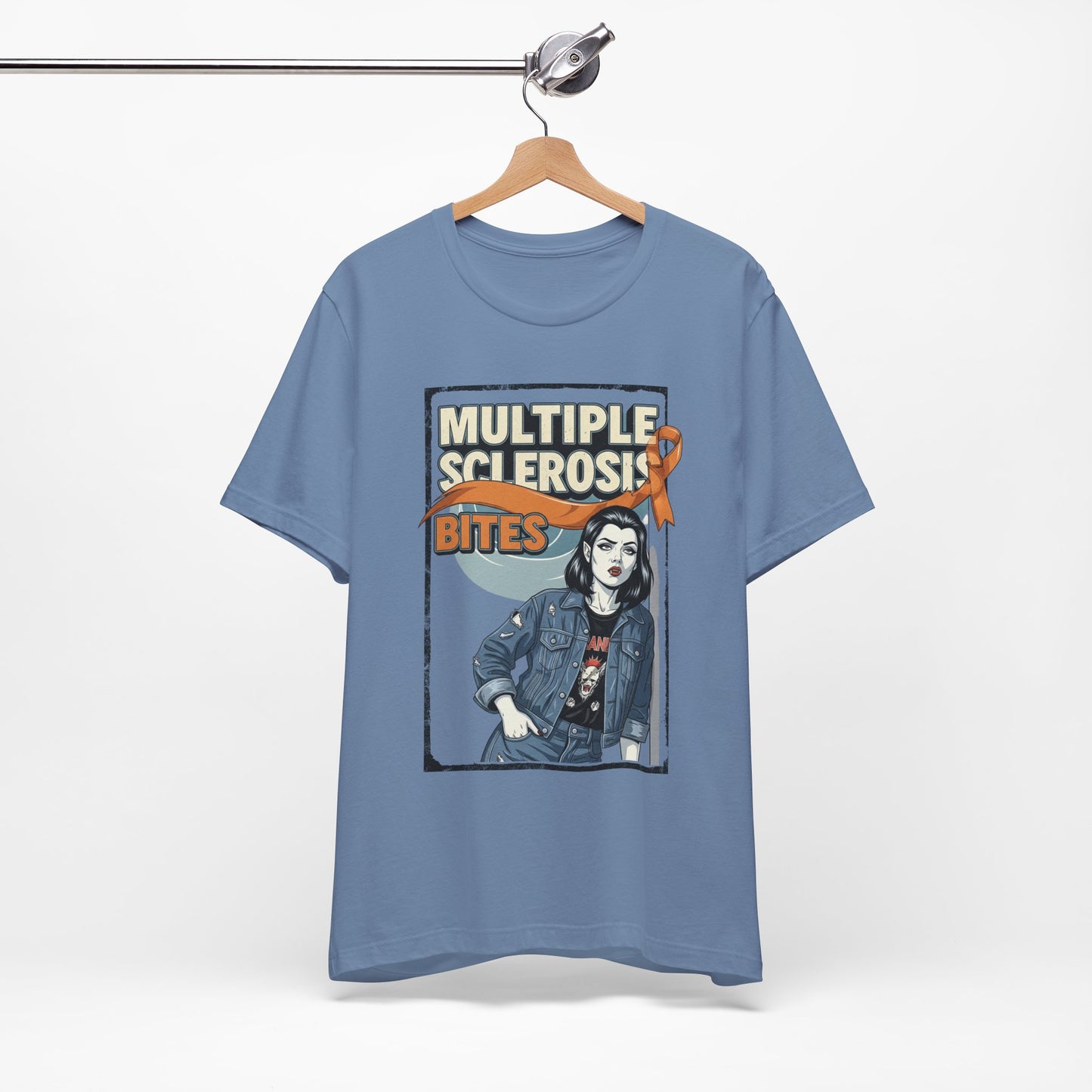 "Multiple Sclerosis Bites" Unisex T-shirt for MS Awareness