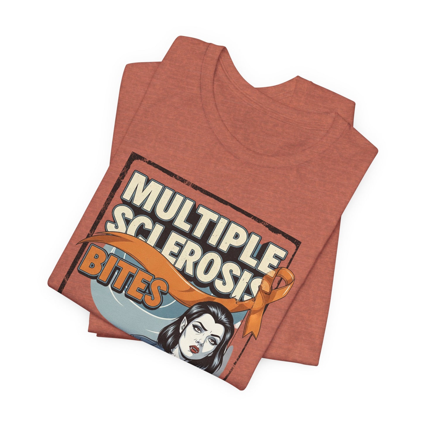"Multiple Sclerosis Bites" Unisex T-shirt for MS Awareness