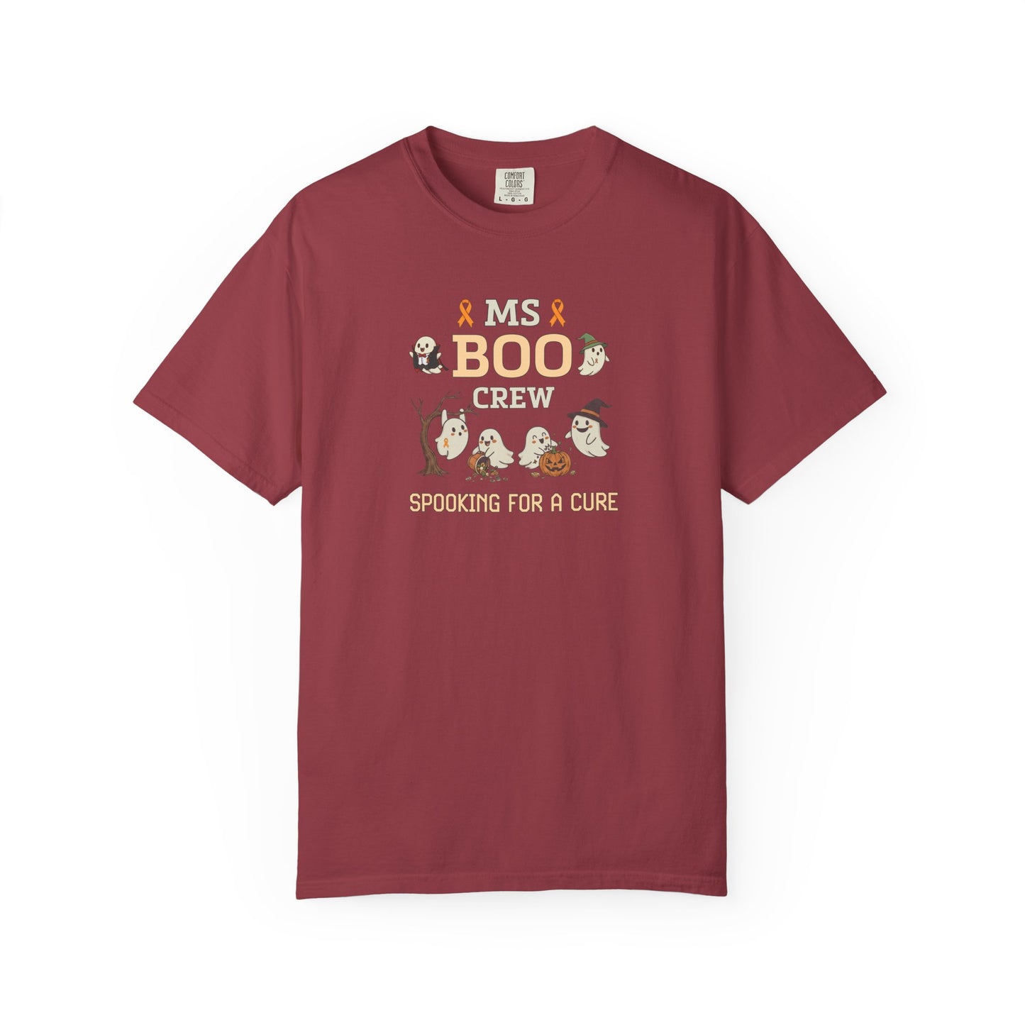 MS Boo Crew Unisex T-shirt - Festive Fall T-Shirt for MS Awareness and Halloween