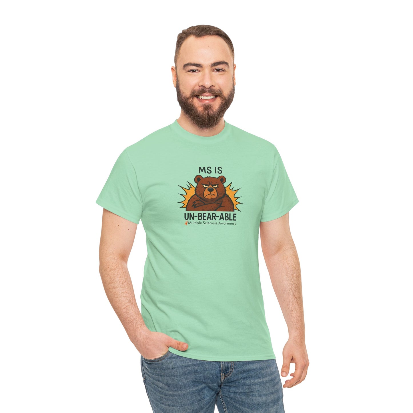 Punny MS is Un-Bear-Able T-shirt for Multiple Sclerosis Awareness