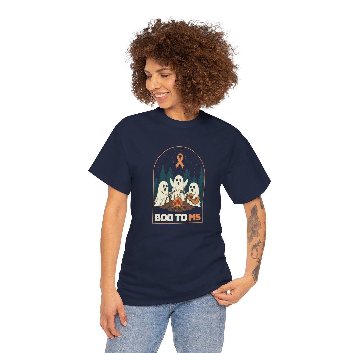 Cute Boo to MS Unisex Tee | Halloween Multiple Sclerosis Awareness T-Shirt
