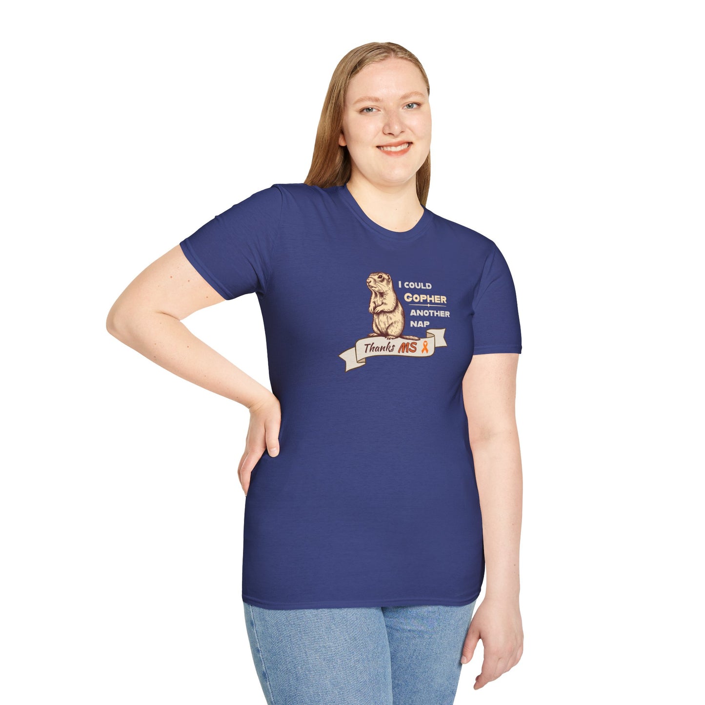 "Gopher a Nap" Unisex Tee: A Humorous Nod to Living with MS