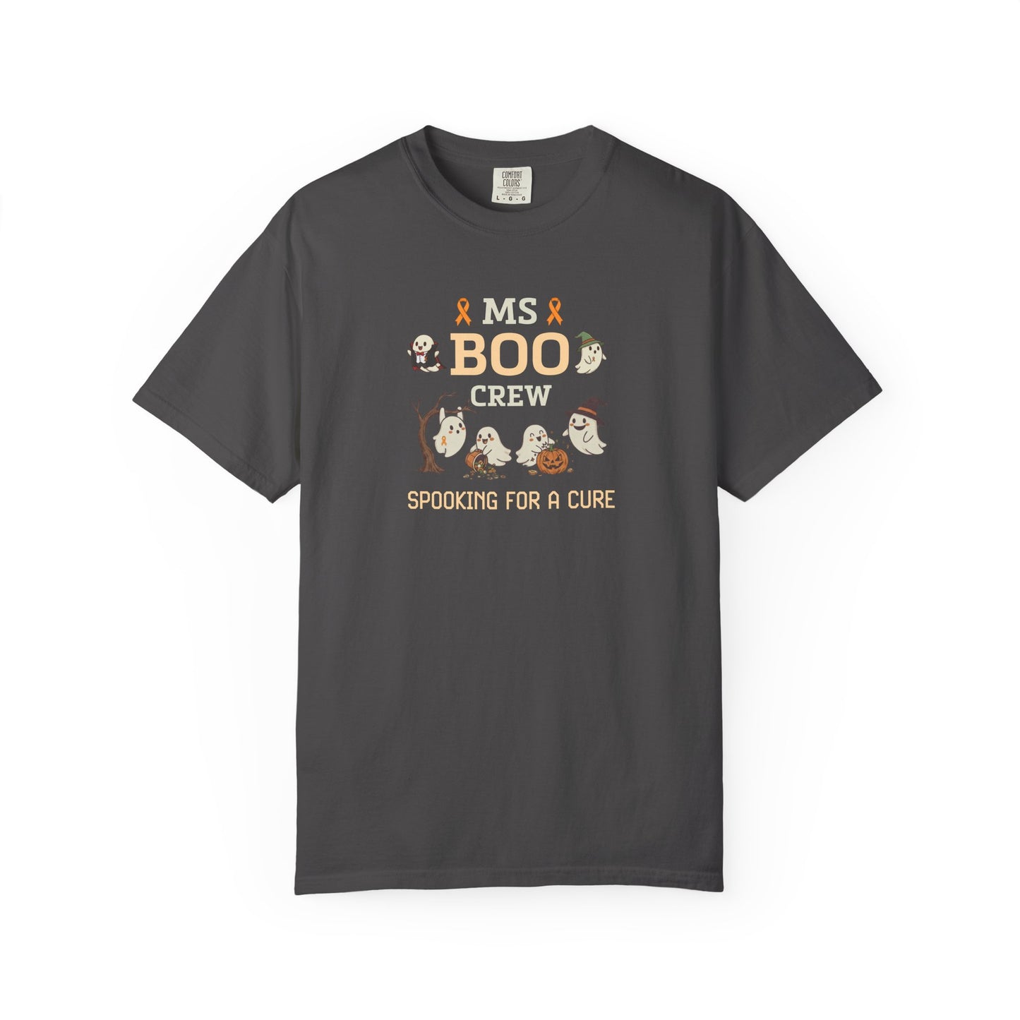 MS Boo Crew Unisex T-shirt - Festive Fall T-Shirt for MS Awareness and Halloween