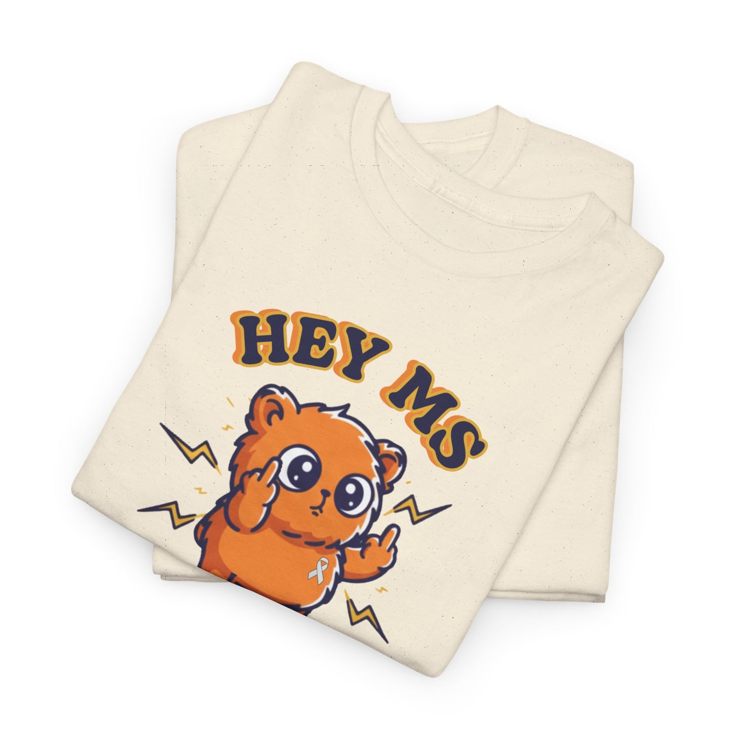 Hey MS Cute Cartoon Tee | Funny T-Shirt Funny Adult Casual Unisex, Gift for Friends, Everyday Wear, Hey Ms Design
