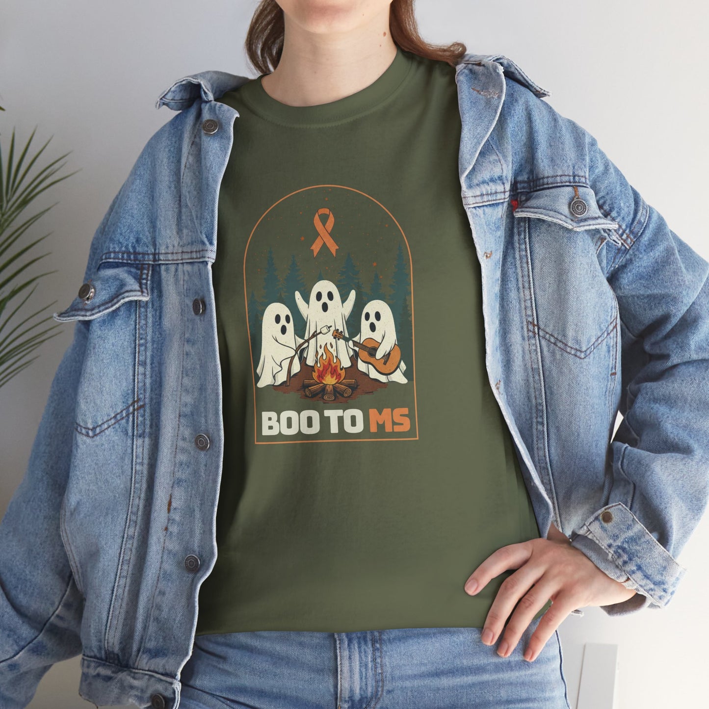 Cute Boo to MS Unisex Tee | Halloween Multiple Sclerosis Awareness T-Shirt