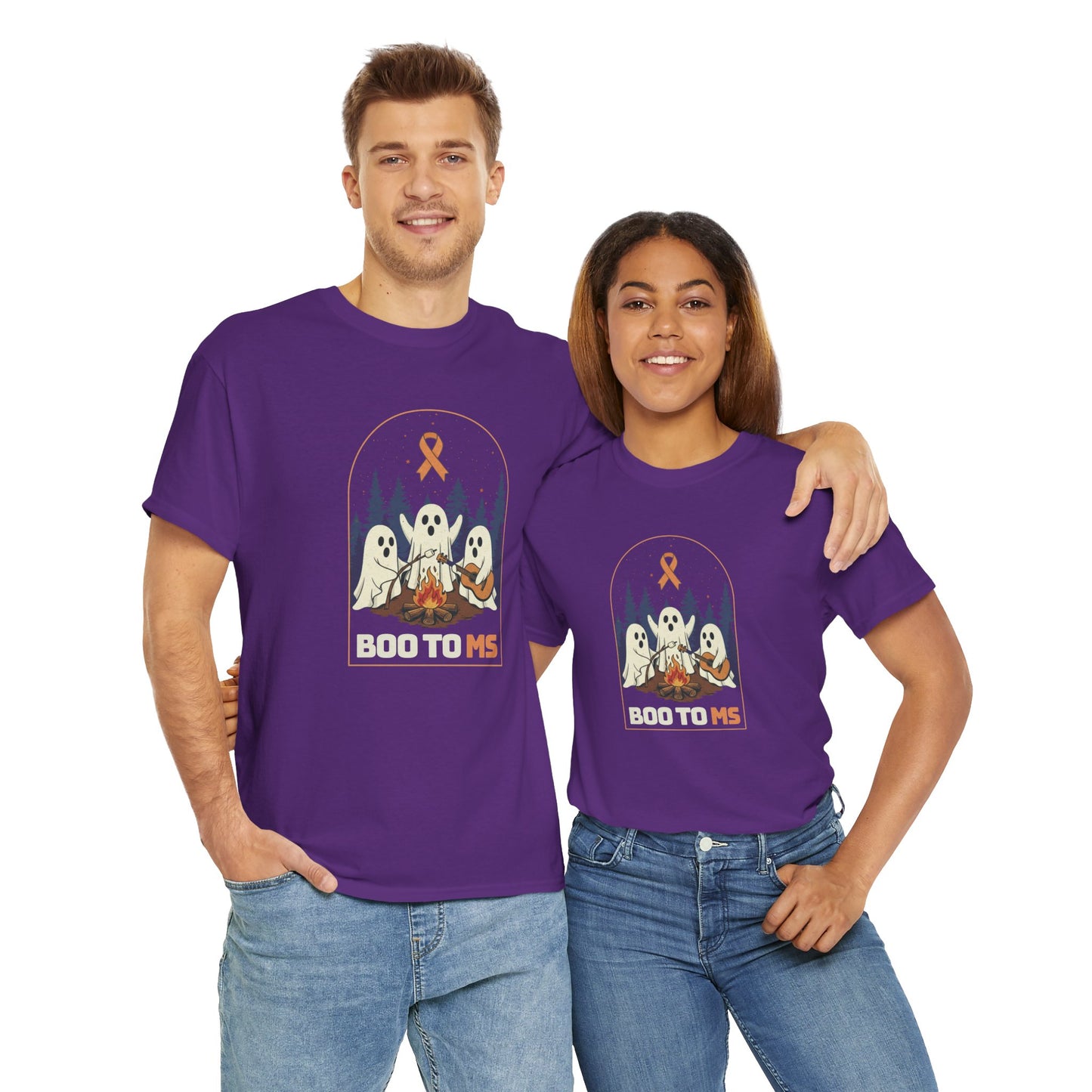Cute Boo to MS Unisex Tee | Halloween Multiple Sclerosis Awareness T-Shirt