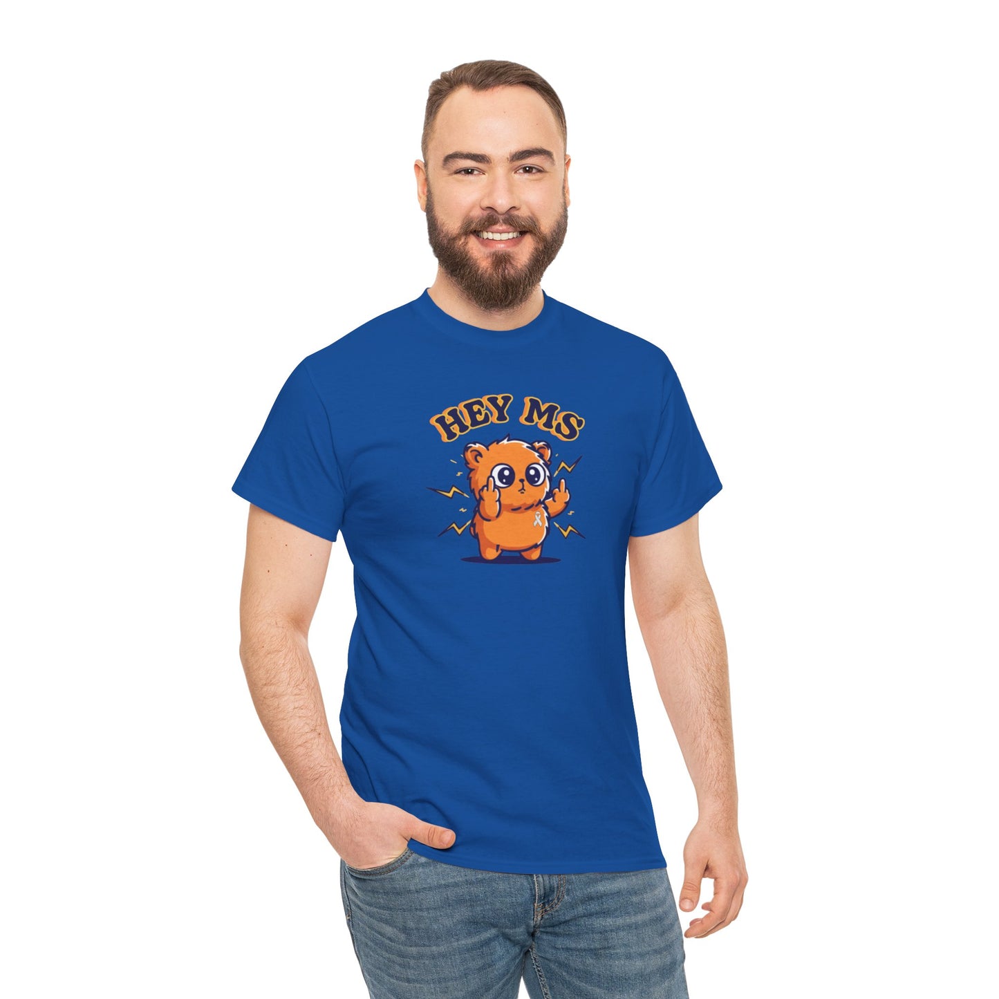 Hey MS Cute Cartoon Tee | Funny T-Shirt Funny Adult Casual Unisex, Gift for Friends, Everyday Wear, Hey Ms Design