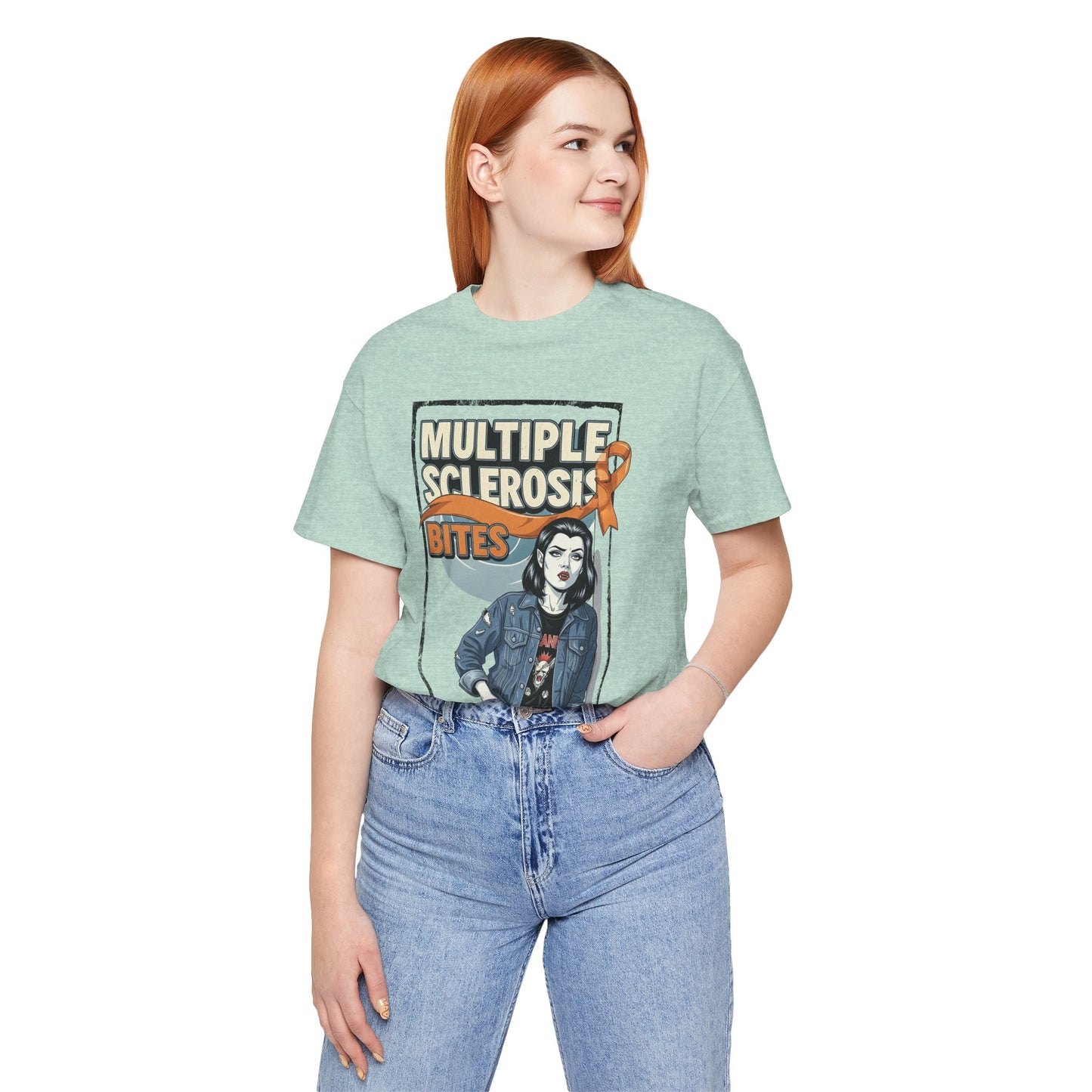 "Multiple Sclerosis Bites" Unisex T-shirt for MS Awareness