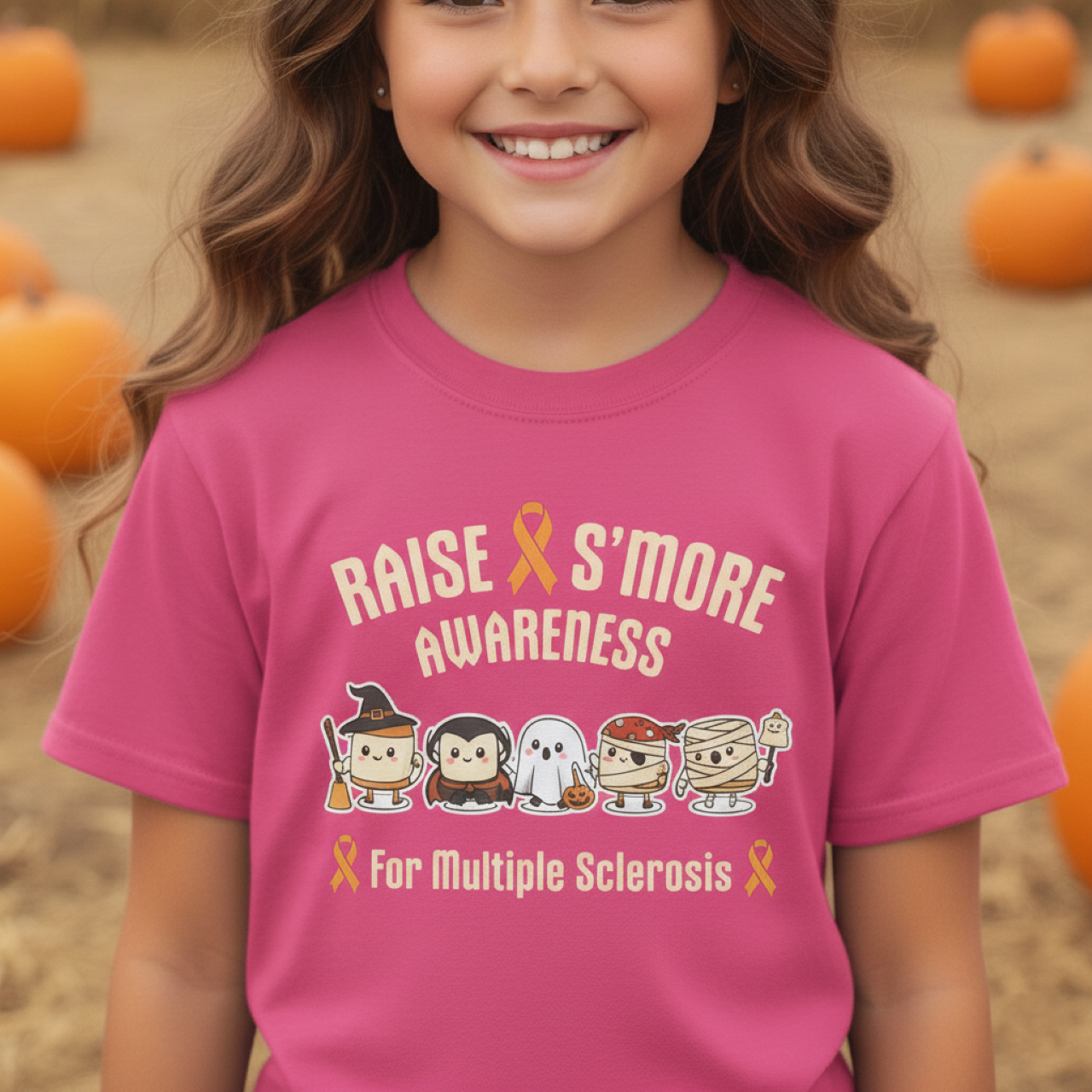 Raise S'more Awareness | Kids Tee, Fundraising Tee, Supportive Apparel, Fun T-Shirt