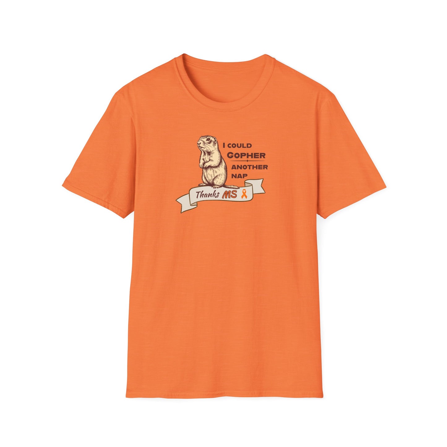"Gopher a Nap" Unisex Tee: A Humorous Nod to Living with MS