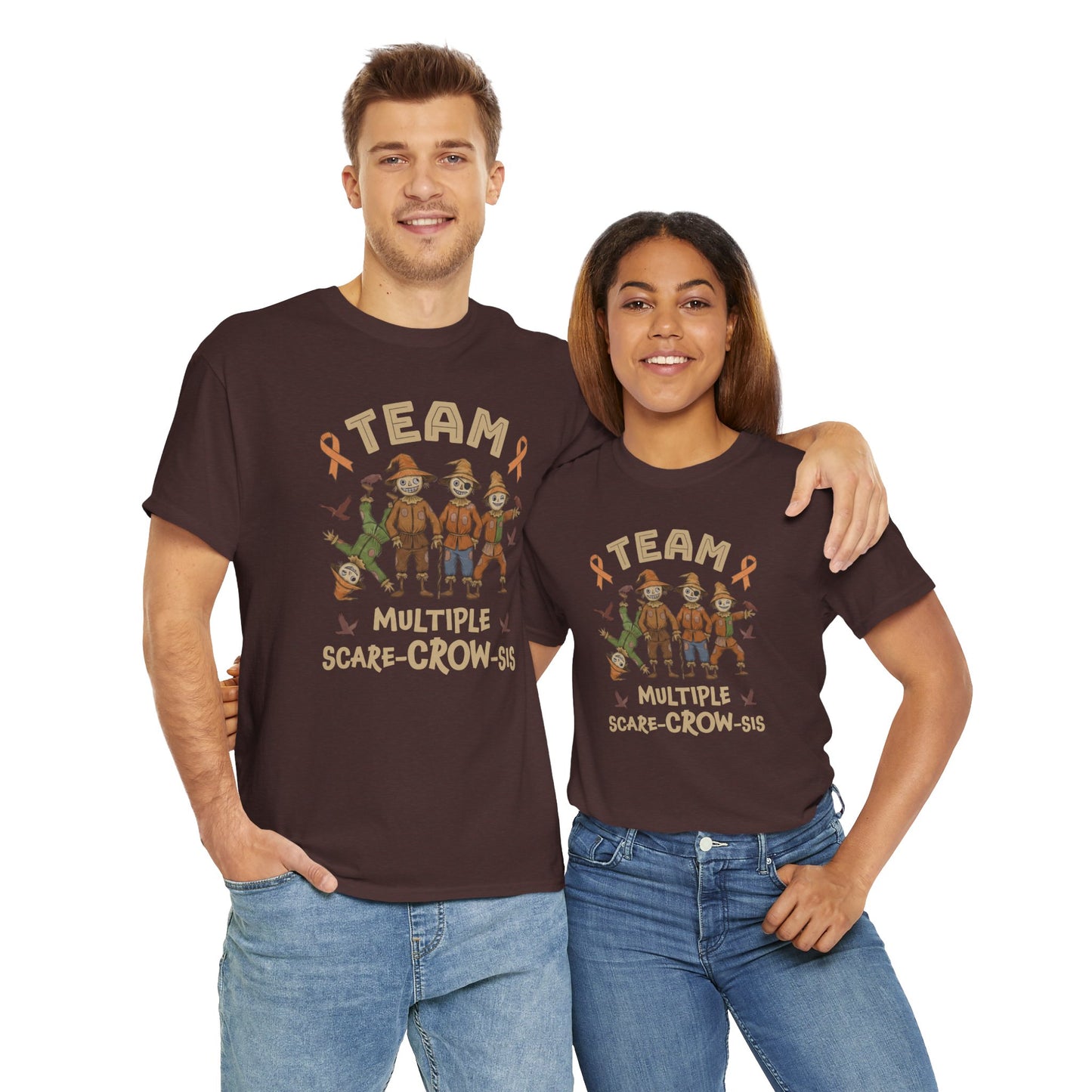 Multiple Scare-Crow-Sis Unisex Heavy Cotton Tee