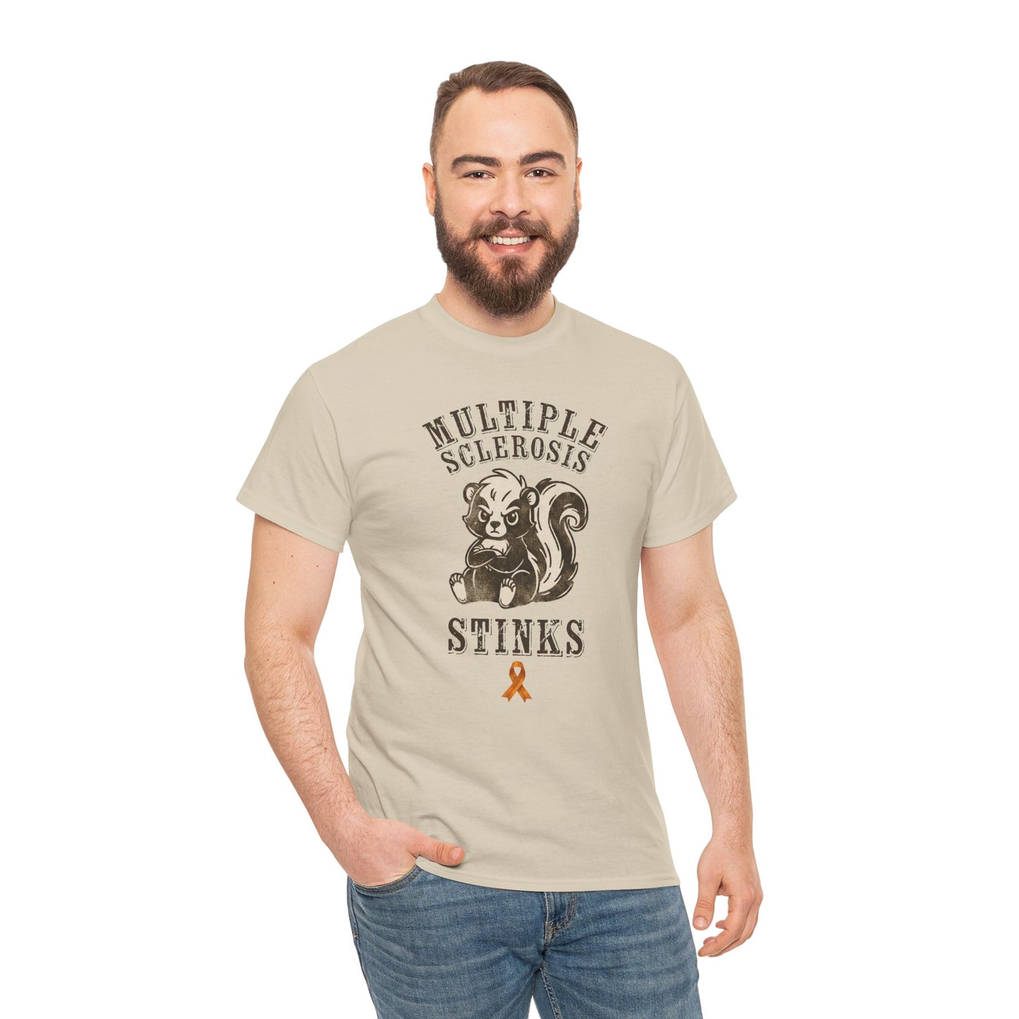 MS Stinks Skunk Vintage Tee - MS Stinks Design