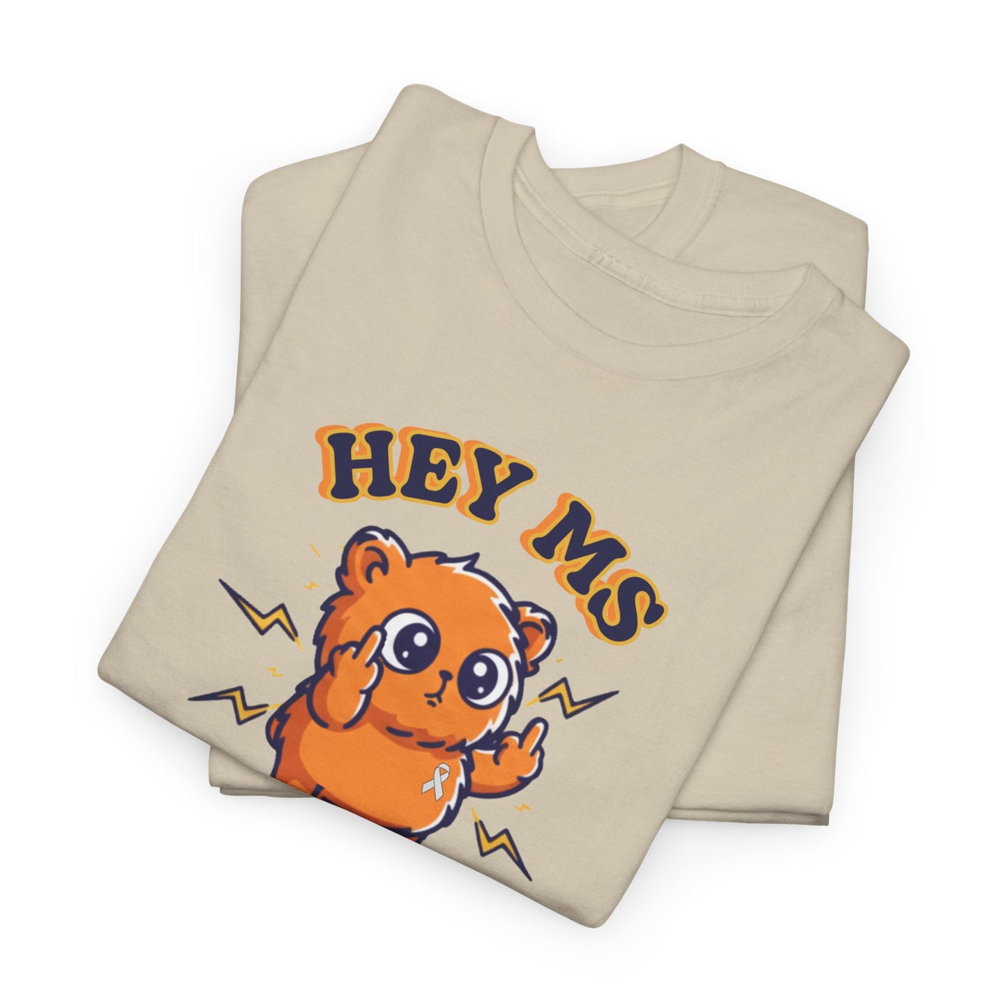 Hey MS Cute Cartoon Tee | Funny T-Shirt Funny Adult Casual Unisex, Gift for Friends, Everyday Wear, Hey Ms Design