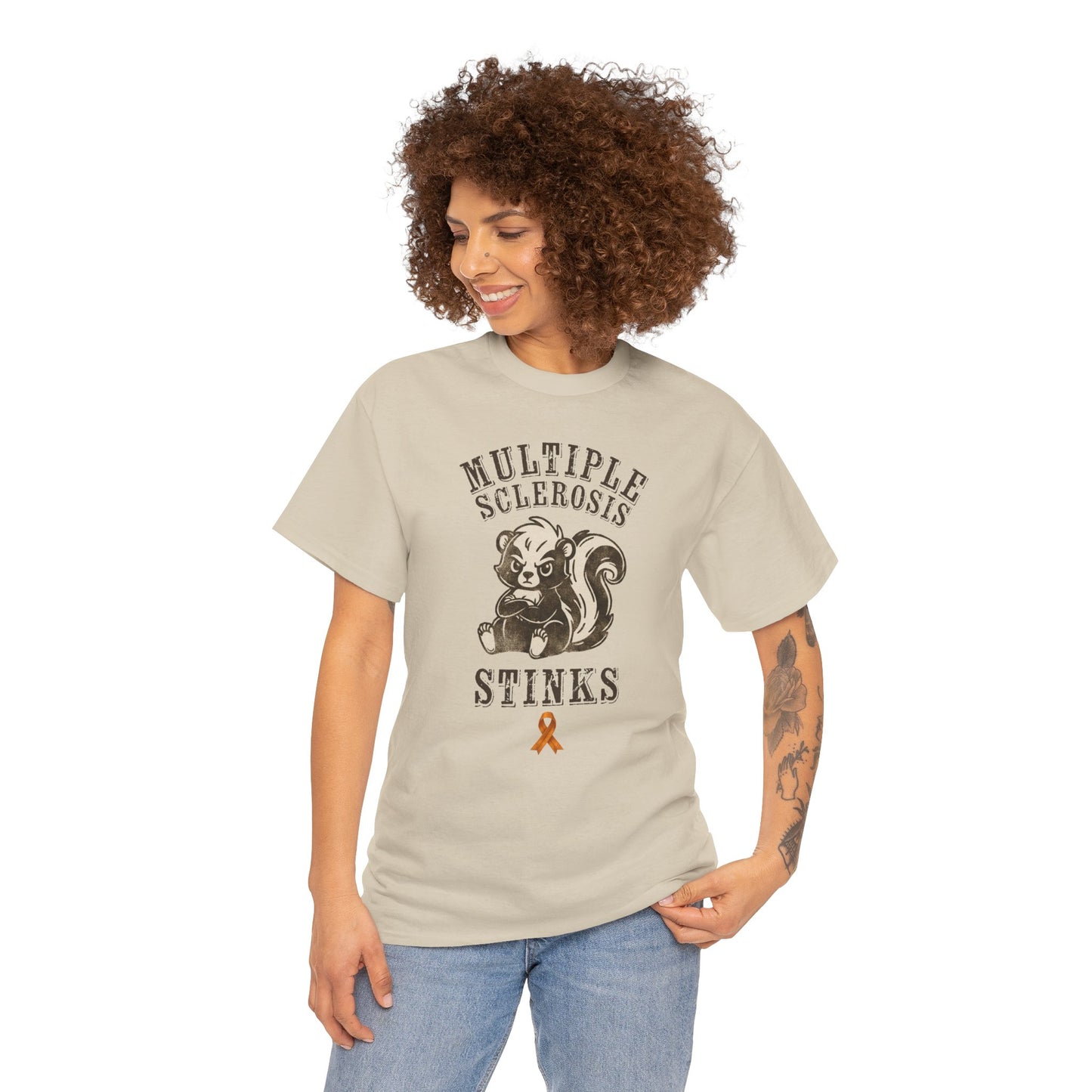 MS Stinks Skunk Vintage Tee - MS Stinks Design