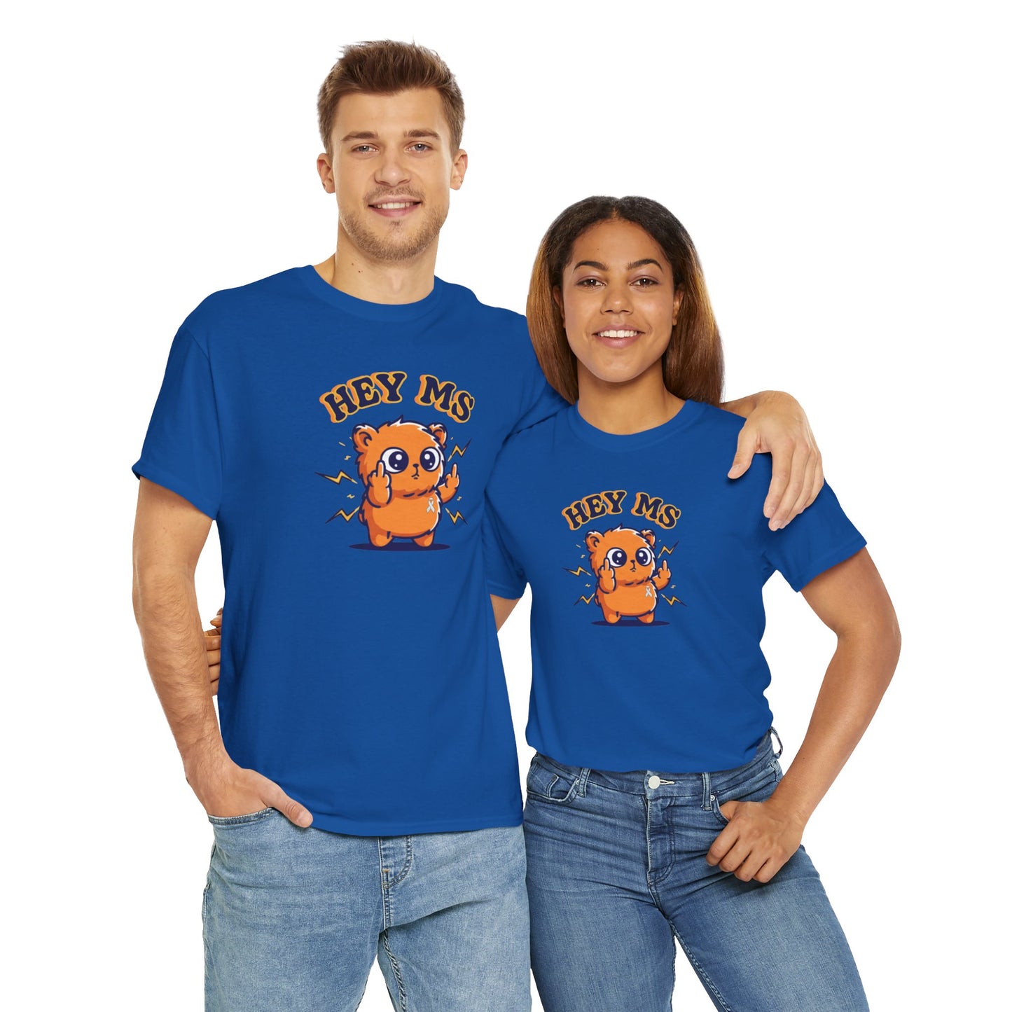 Hey MS Cute Cartoon Tee | Funny T-Shirt Funny Adult Casual Unisex, Gift for Friends, Everyday Wear, Hey Ms Design