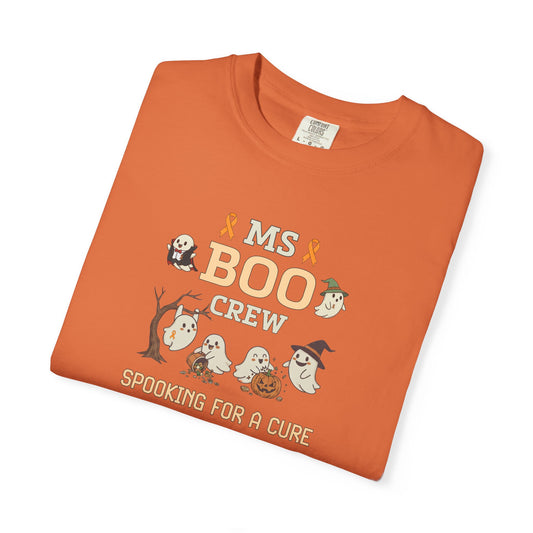 MS Boo Crew Unisex T-shirt - Festive Fall T-Shirt for MS Awareness and Halloween