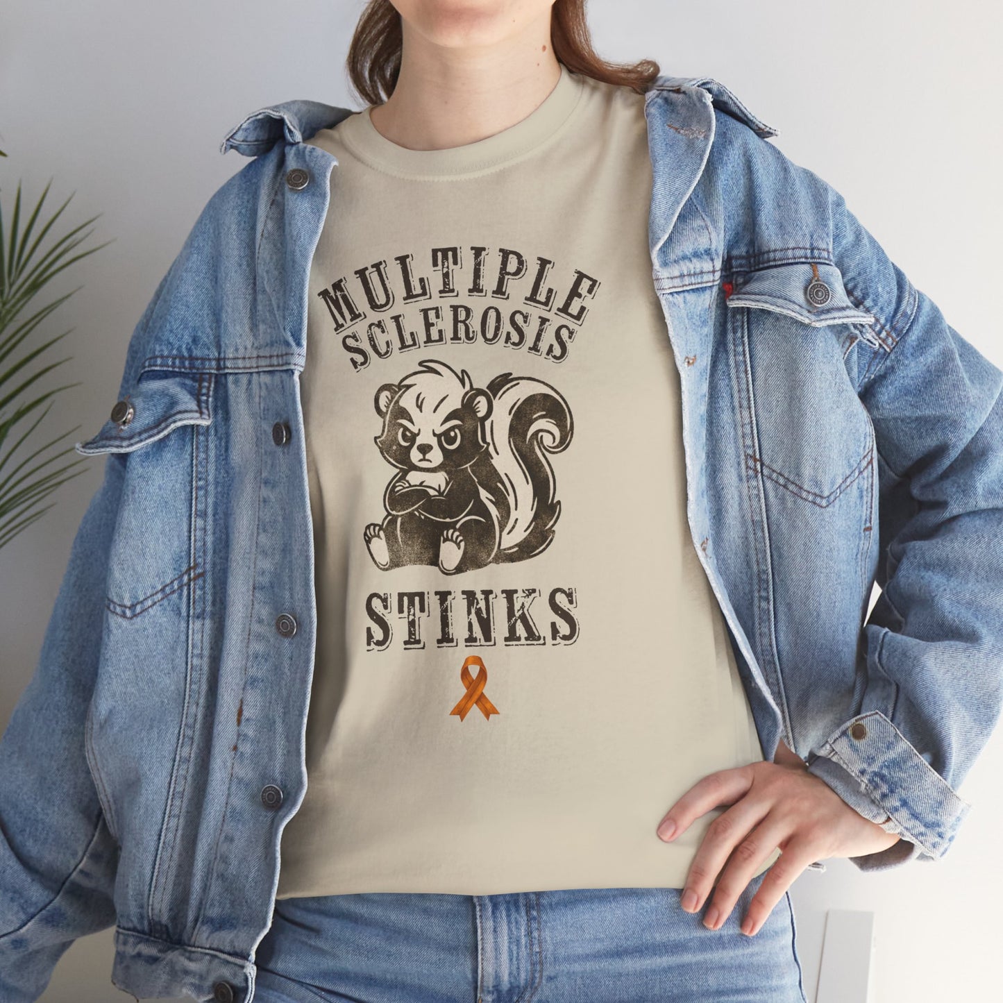 MS Stinks Skunk Vintage Tee - MS Stinks Design