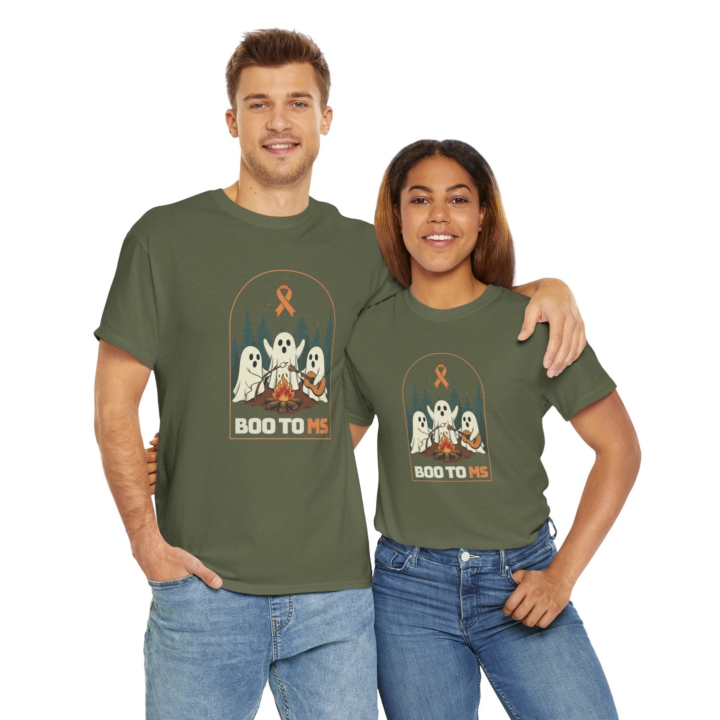 Cute Boo to MS Unisex Tee | Halloween Multiple Sclerosis Awareness T-Shirt