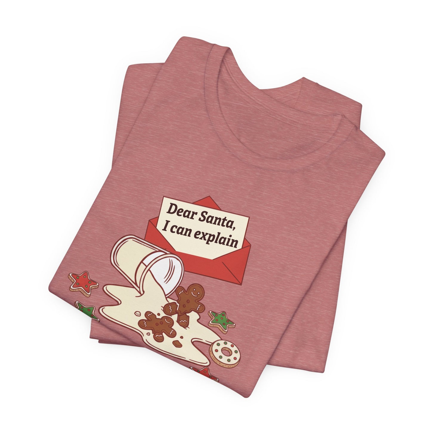 FUNNY Dear Santa MS Did it! Unisex Tee, Multiple Sclerosis Awareness, Charity Shirt, Unisex, Gift for Supporters, Fundraising Apparel