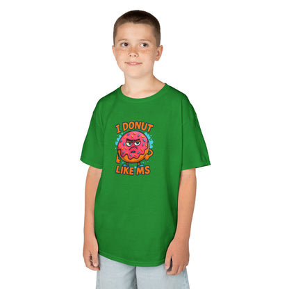 Kids "I Donut Like MS" T-Shirt | Youth Support Shirt for a Loved One with MS | Children's Chronic Illness Awareness Tee