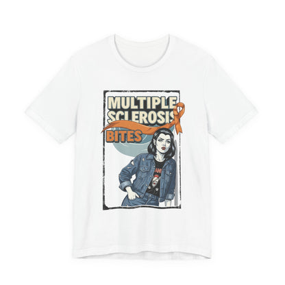 "Multiple Sclerosis Bites" Unisex T-shirt for MS Awareness