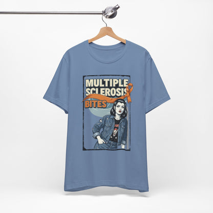 "Multiple Sclerosis Bites" Unisex T-shirt for MS Awareness