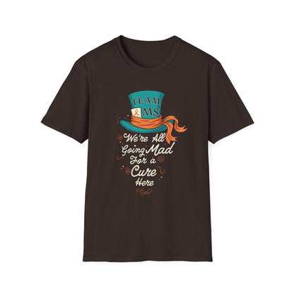 Mad For a Cure T-Shirt, Team MS Shirt, Unisex Softstyle Tee, Cure Awareness Tee, Fun Gift for Alice in Wonderland Fans, Birthday Gift, [...]