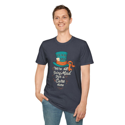 Mad For a Cure T-Shirt, Team MS Shirt, Unisex Softstyle Tee, Cure Awareness Tee, Fun Gift for Alice in Wonderland Fans, Birthday Gift, [...]