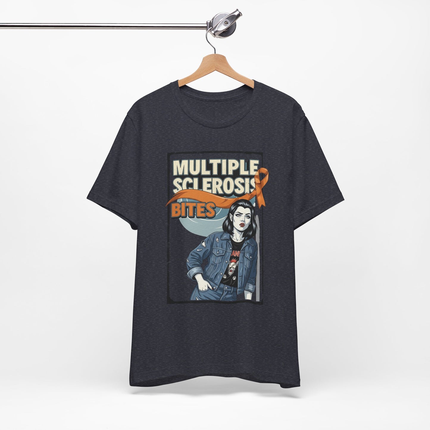 "Multiple Sclerosis Bites" Unisex T-shirt for MS Awareness