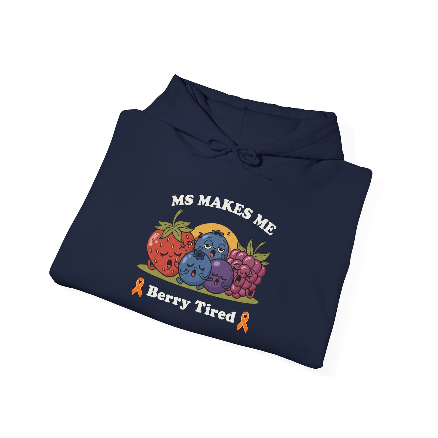 Berry Tired Hoodie - Funny Fruit Sweatshirt, Unisex Apparel, Cute Gift for Fruit Lovers, Cozy Wear, Humor Clothing