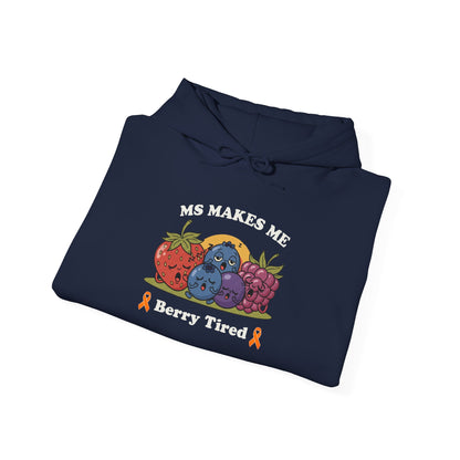 Berry Tired Hoodie - Funny Fruit Sweatshirt, Unisex Apparel, Cute Gift for Fruit Lovers, Cozy Wear, Humor Clothing