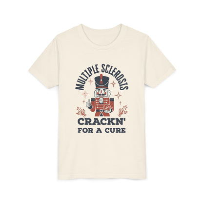 Youth "Crackn' For a Cure" Holiday Short Sleeve Tee for MS Awareness