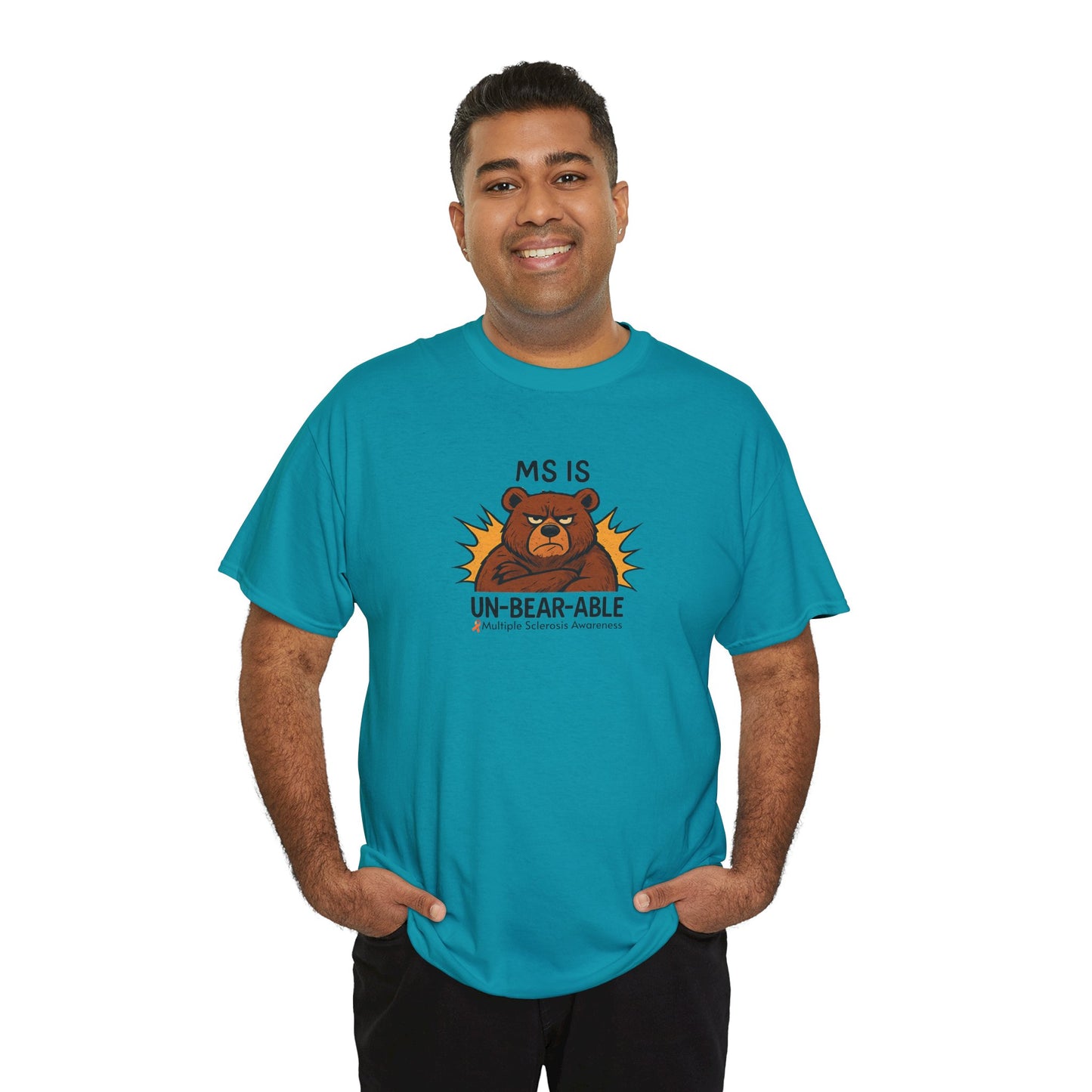 Punny MS is Un-Bear-Able T-shirt for Multiple Sclerosis Awareness