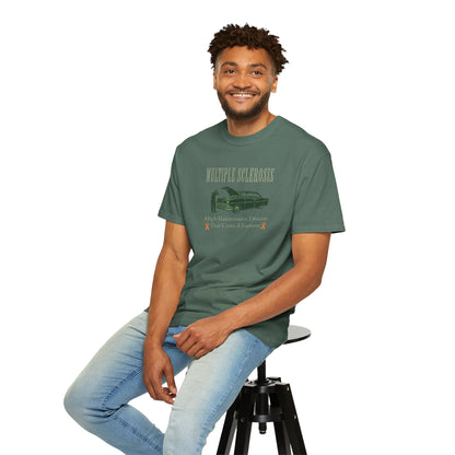 MS Awareness Unisex T-shirt - High Maintenance Disease for Car Lovers