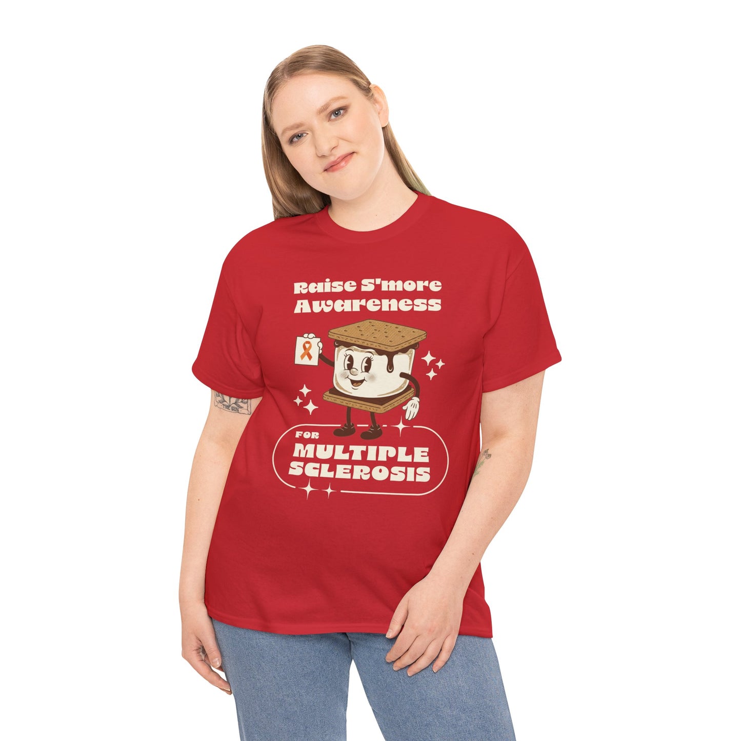 Raise S'more Awareness for Multiple Sclerosis,- Unisex Heavy Cotton Tee - Awareness Tee, Charity T-Shirt, Casual Wear, Fun Gift Idea, [...]