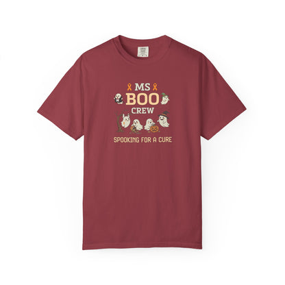 MS Boo Crew Unisex T-shirt -  Festive Fall T-Shirt for MS Awareness and Halloween