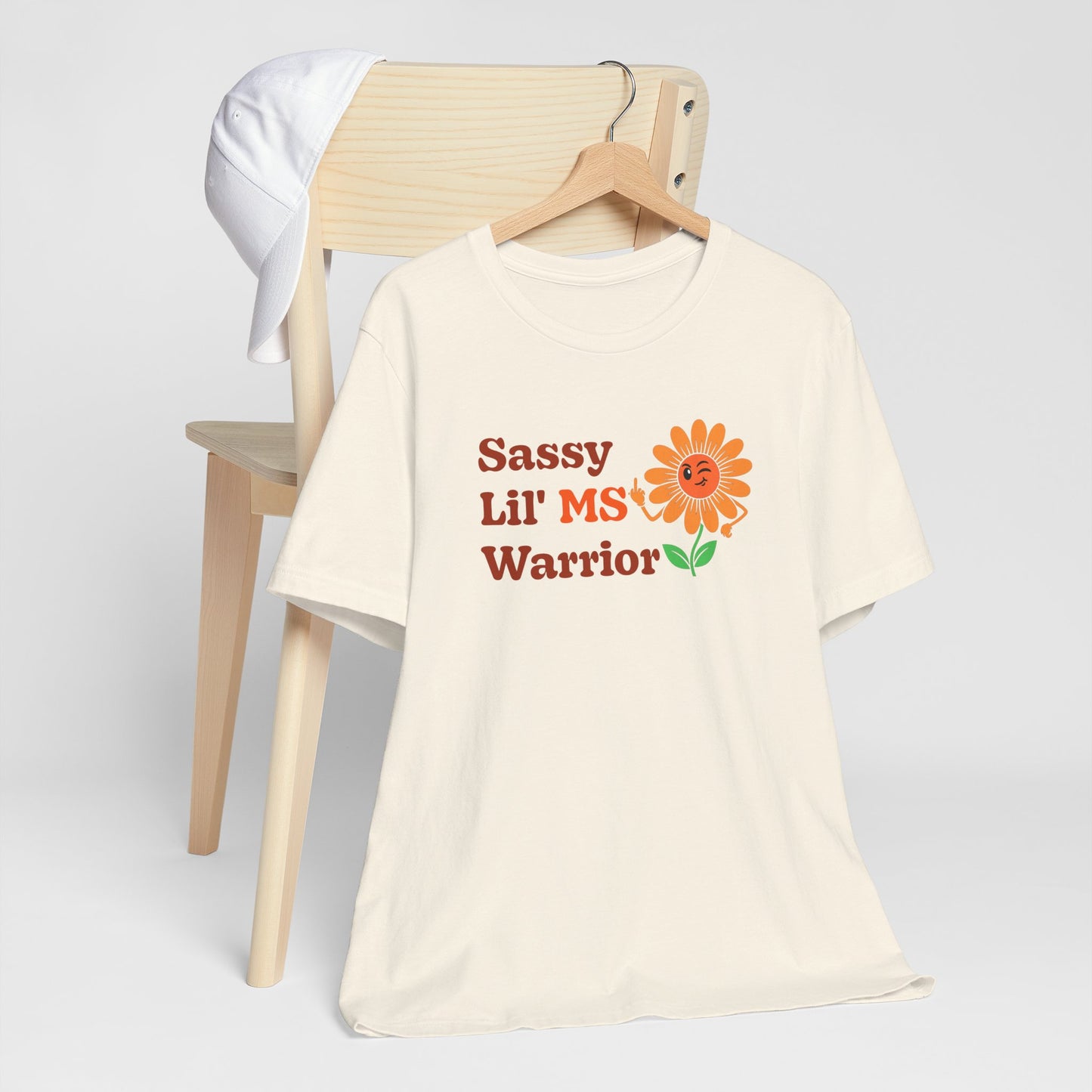 Sassy Lil MS Warrior Women's Graphic Tee – Multiple Sclerosis Awareness & Empowerment Shirt