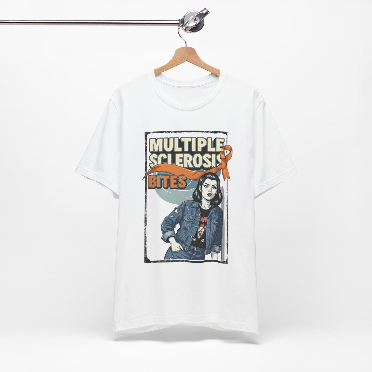 "Multiple Sclerosis Bites" Unisex T-shirt for MS Awareness