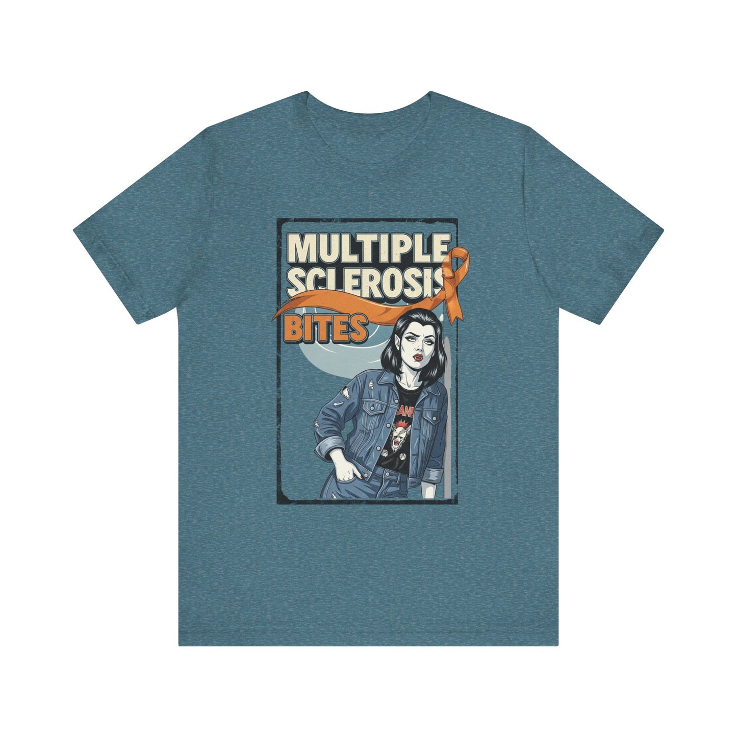 "Multiple Sclerosis Bites" Unisex T-shirt for MS Awareness