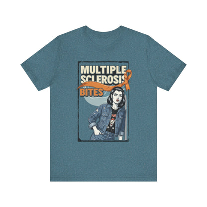 "Multiple Sclerosis Bites" Unisex T-shirt for MS Awareness