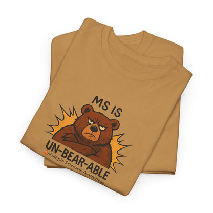 Punny MS is Un-Bear-Able T-shirt for Multiple Sclerosis Awareness