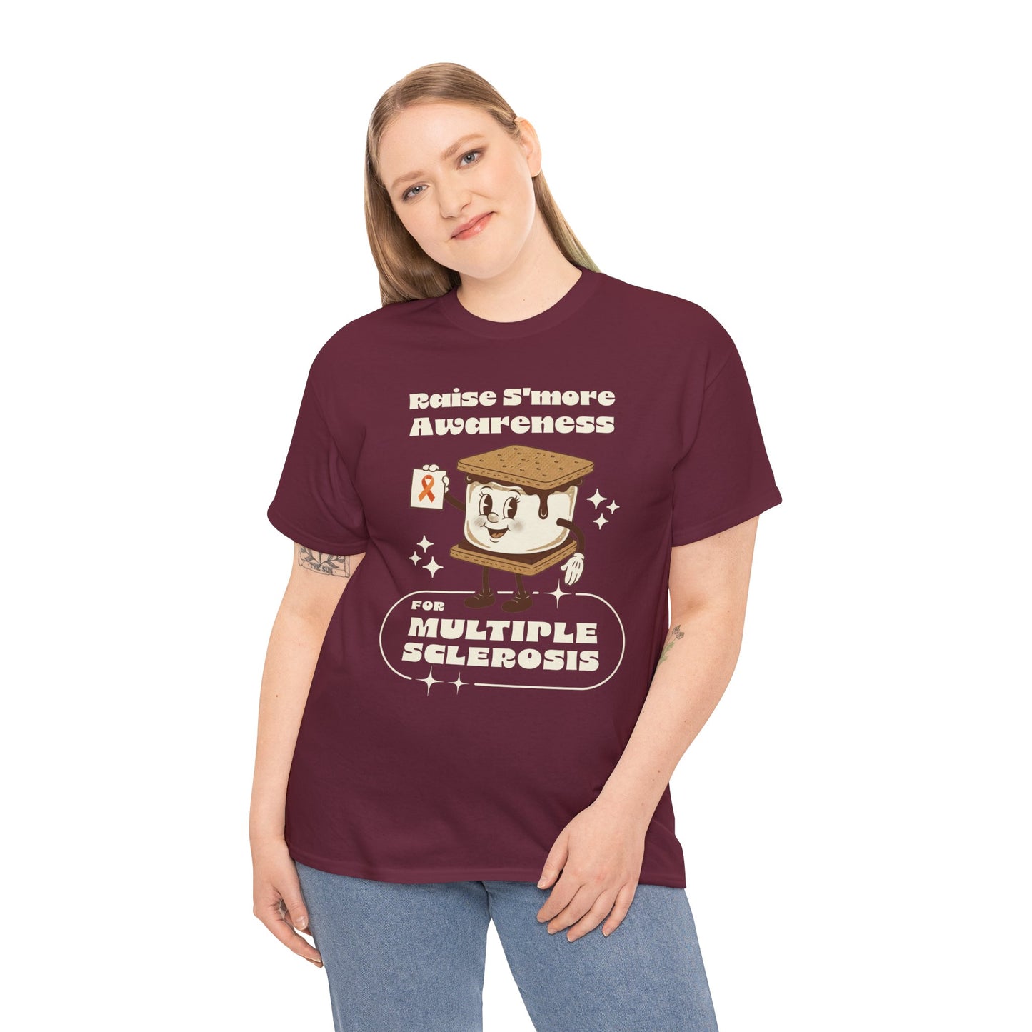 Raise S'more Awareness for Multiple Sclerosis,- Unisex Heavy Cotton Tee - Awareness Tee, Charity T-Shirt, Casual Wear, Fun Gift Idea, [...]