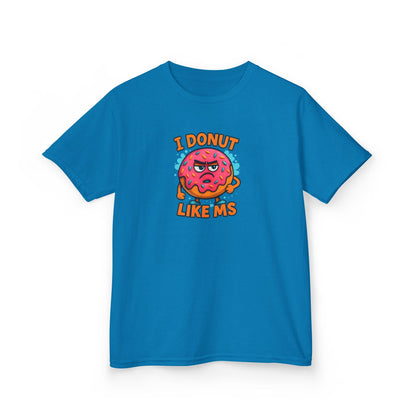 Kids "I Donut Like MS" T-Shirt | Youth Support Shirt for a Loved One with MS | Children's Chronic Illness Awareness Tee