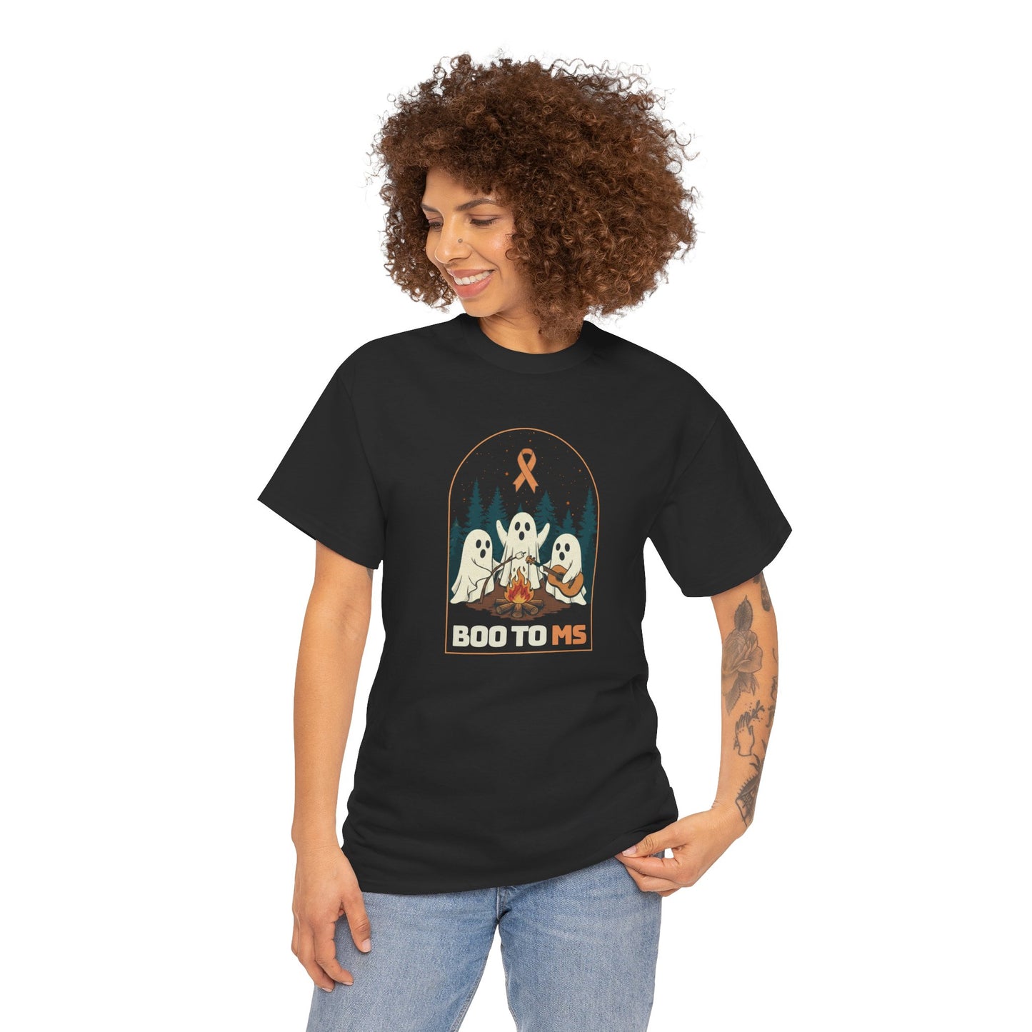 Cute Boo to MS Unisex Tee | Halloween Multiple Sclerosis Awareness T-Shirt