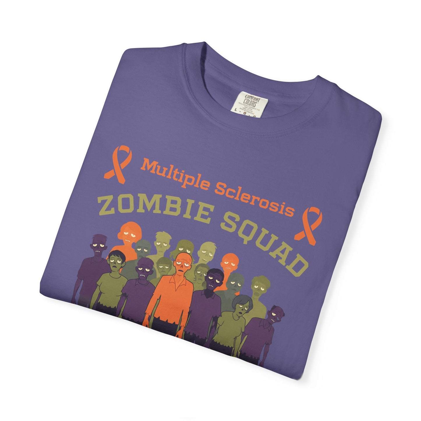 Funny MS Awareness Zombie T-shirt- Give Us Your Healthy Brains