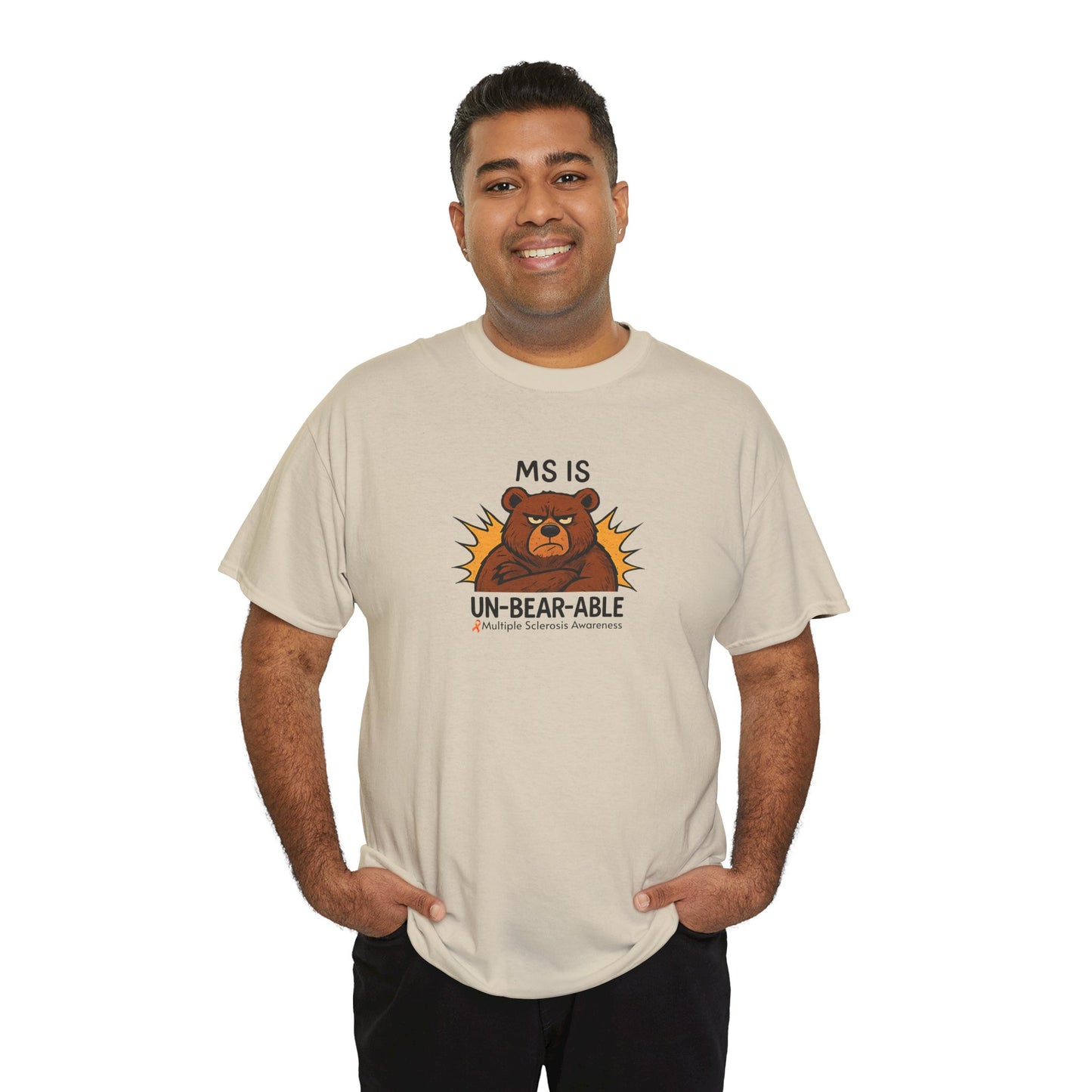 Punny MS is Un-Bear-Able T-shirt for Multiple Sclerosis Awareness