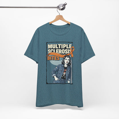 "Multiple Sclerosis Bites" Unisex T-shirt for MS Awareness