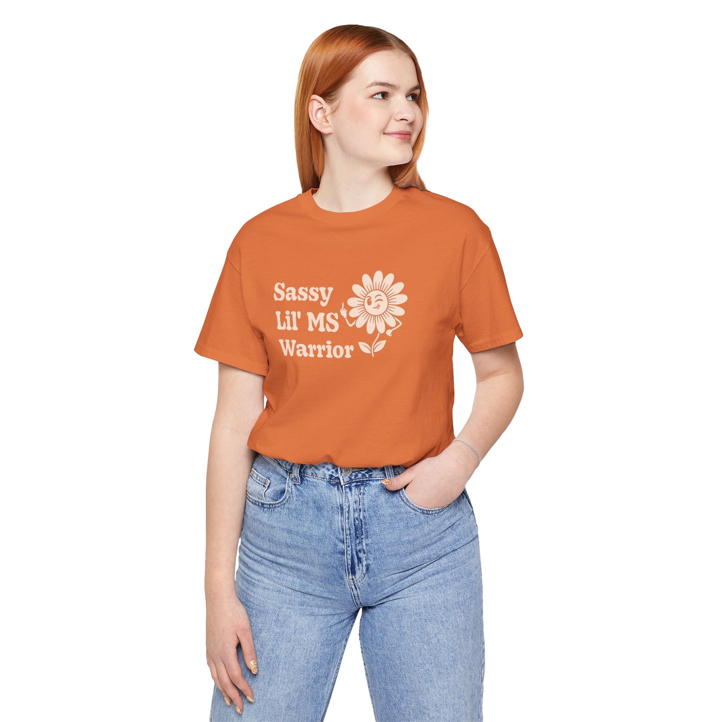 Sassy Lil MS Warrior Women's Graphic Tee – Multiple Sclerosis Awareness & Empowerment Shirt