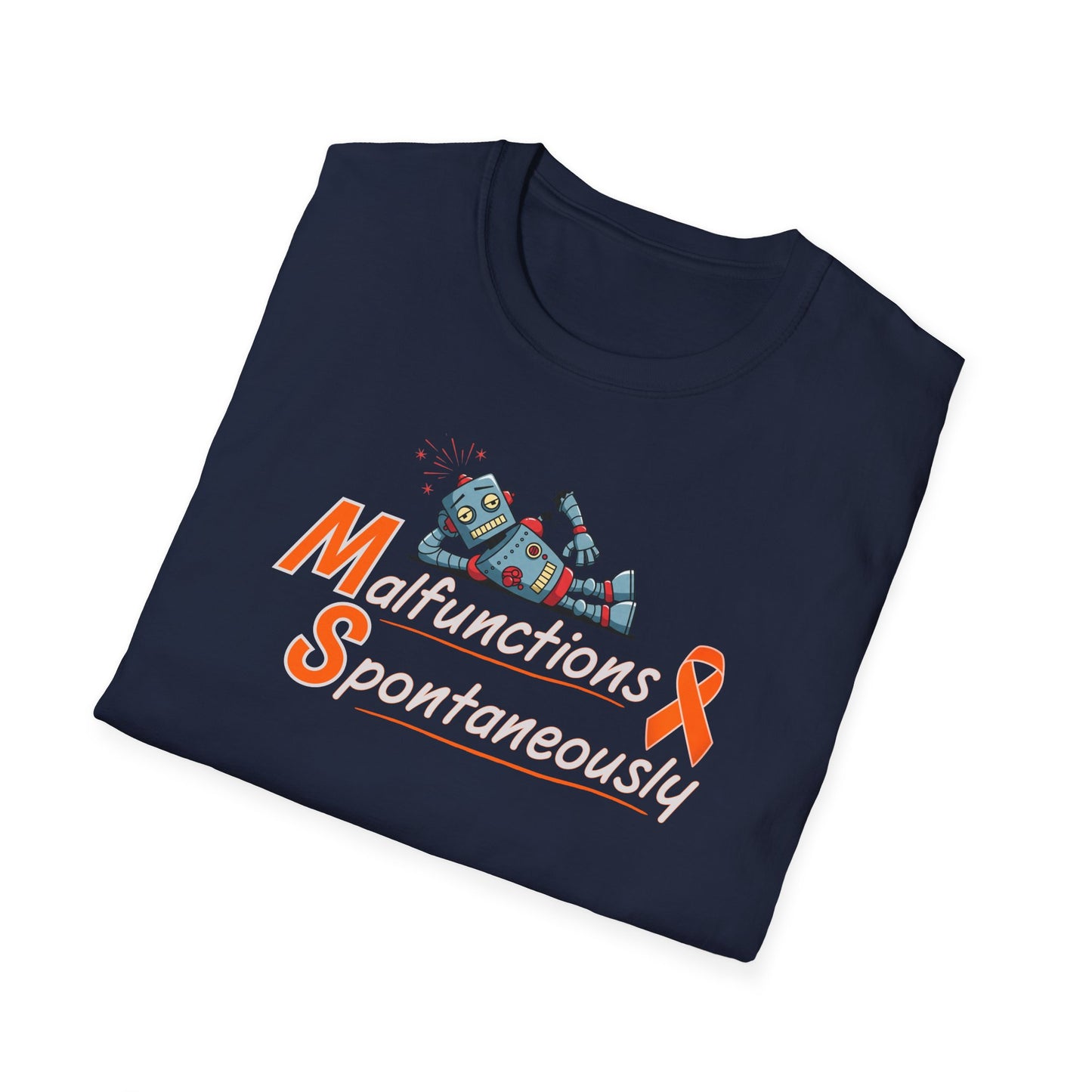 Funny Unisex Softstyle T-Shirt -MS 'Malfunctions Spontaneously' - Casual Wear, Gift for Tech Lovers, Humor Tee, Birthday Present, Geeky [...]