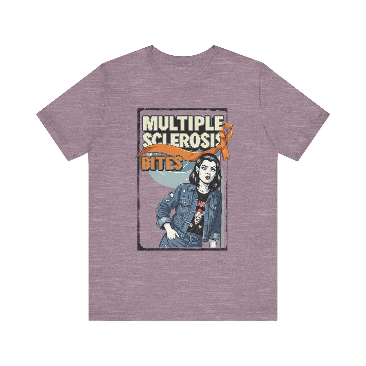 "Multiple Sclerosis Bites" Unisex T-shirt for MS Awareness